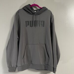 Women’s Puma Pullover Hoodie Gray XXL Sparkly Logo